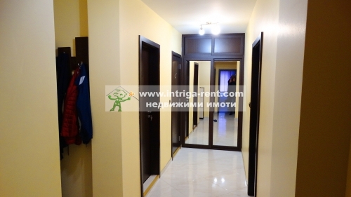 More luxury and a sense of comfort!!! Three-room, modern monolithic apartment for rent, located in one of the most desirable residential areas — Lyuben Karavelov neighborhood in the city of Haskovo.