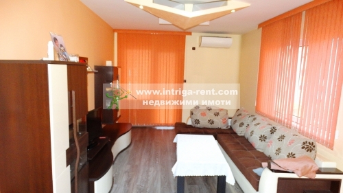 More luxury and a sense of comfort!!! Three-room, modern monolithic apartment for rent, located in one of the most desirable residential areas — Lyuben Karavelov neighborhood in the city of Haskovo.