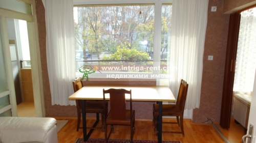 Four-room monolithic apartment with a private parking space for rent, located in the Ovcharski neighborhood of Haskovo.