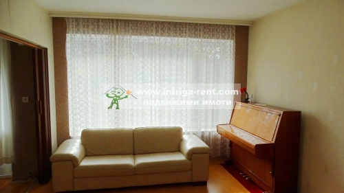 Four-room monolithic apartment with a private parking space for rent, located in the Ovcharski neighborhood of Haskovo.