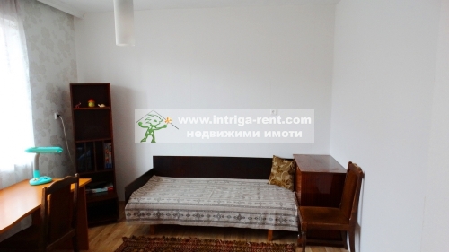 Four-room monolithic apartment with a private parking space for rent, located in the Ovcharski neighborhood of Haskovo.