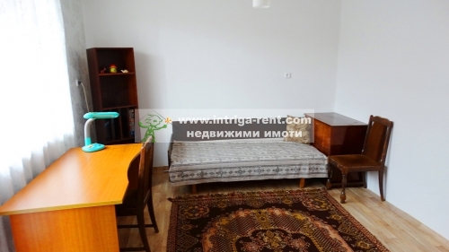 Four-room monolithic apartment with a private parking space for rent, located in the Ovcharski neighborhood of Haskovo.