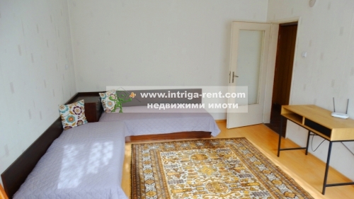 Four-room monolithic apartment with a private parking space for rent, located in the Ovcharski neighborhood of Haskovo.