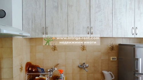 Four-room monolithic apartment with a private parking space for rent, located in the Ovcharski neighborhood of Haskovo.