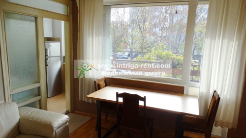 Four-room monolithic apartment with a private parking space for rent, located in the Ovcharski neighborhood of Haskovo.