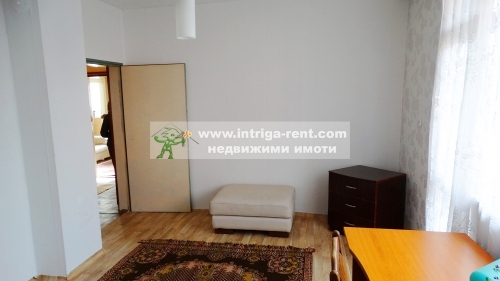 Four-room monolithic apartment with a private parking space for rent, located in the Ovcharski neighborhood of Haskovo.