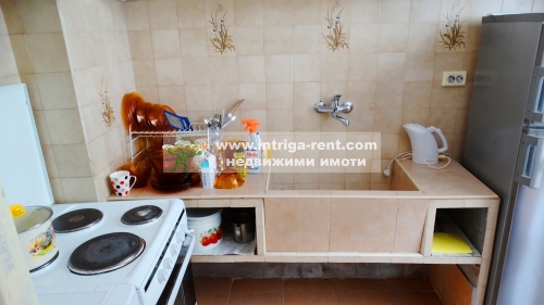 Four-room monolithic apartment with a private parking space for rent, located in the Ovcharski neighborhood of Haskovo.