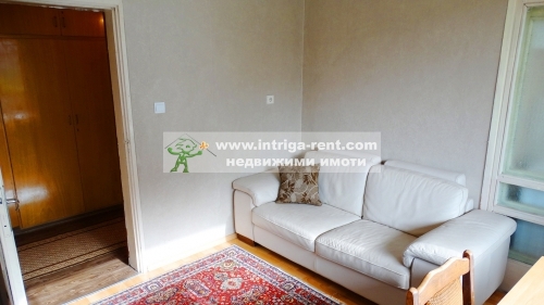 Four-room monolithic apartment with a private parking space for rent, located in the Ovcharski neighborhood of Haskovo.