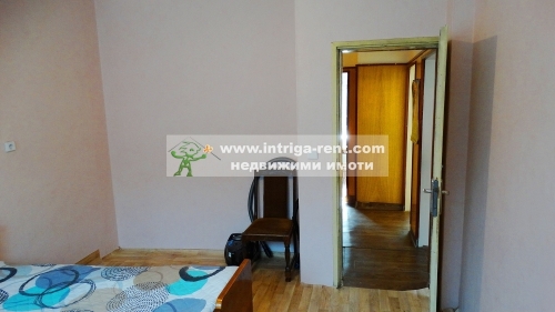 Four-room monolithic apartment with a private parking space for rent, located in the Ovcharski neighborhood of Haskovo.