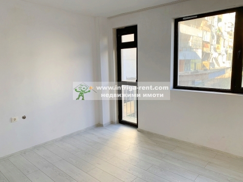 Three-room monolithic apartment for rent, located in the Badema district of Haskovo.