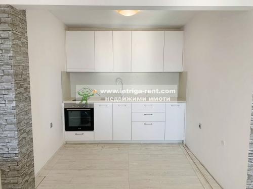 Three-room monolithic apartment for rent, located in the Badema district of Haskovo.