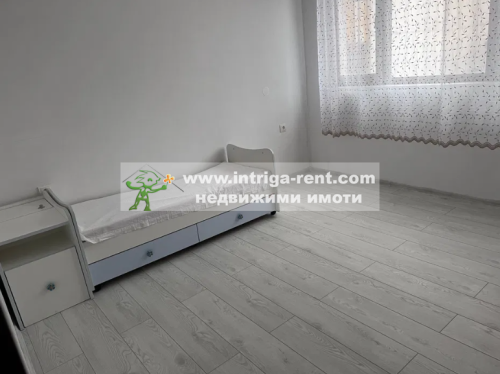 Three-room monolithic apartment for rent, located in the Badema district of Haskovo.