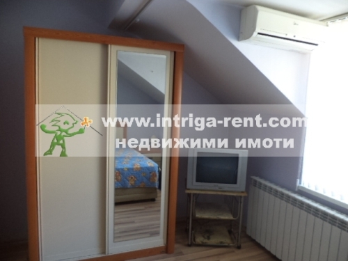 Fully furnished three-room monolithic apartment for rent, located in the Ovcharski neighborhood of Haskovo.