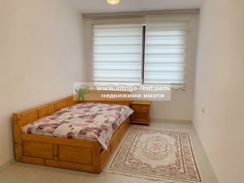 Three-room furnished apartment for rent - new construction, with an indoor parking space, located in the Badema neighborhood, Haskovo.
