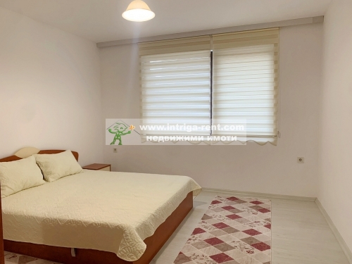 Three-room furnished apartment for rent - new construction, with an indoor parking space, located in the Badema neighborhood, Haskovo.