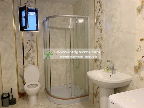 Three-room furnished apartment for rent - new construction, with an indoor parking space, located in the Badema neighborhood, Haskovo.