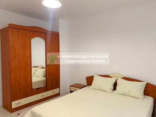 Three-room furnished apartment for rent - new construction, with an indoor parking space, located in the Badema neighborhood, Haskovo.