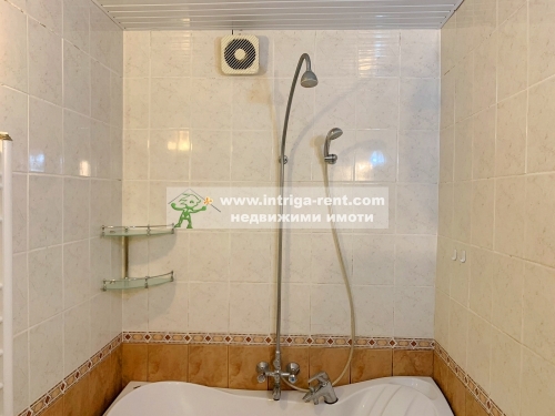 Three-room, fully furnished apartment for rent, with an outdoor parking space, located in the Ovcharski neighborhood of Haskovo.