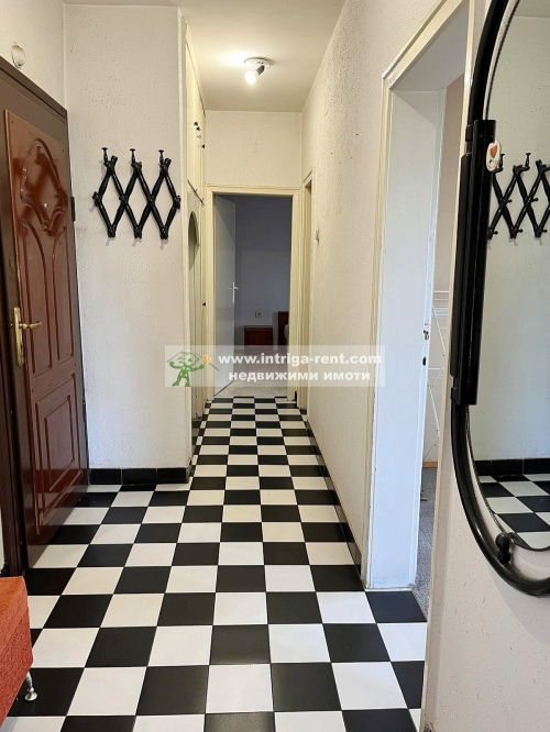 Two-room monolithic apartment for rent, located in the Druzhba neighborhood of Haskovo.