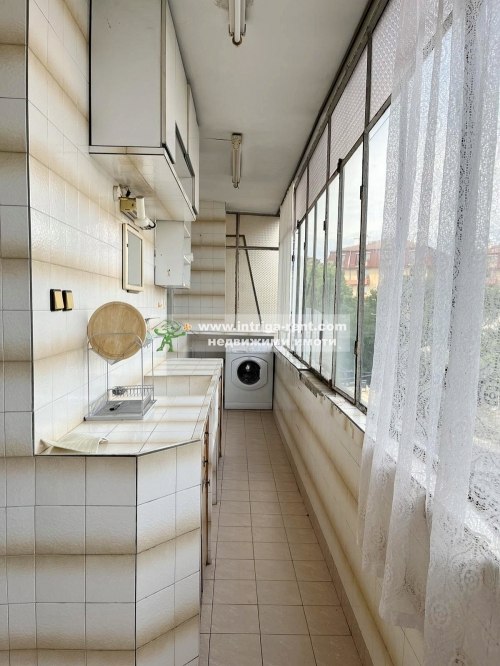 Two-room monolithic apartment for rent, located in the Druzhba neighborhood of Haskovo.