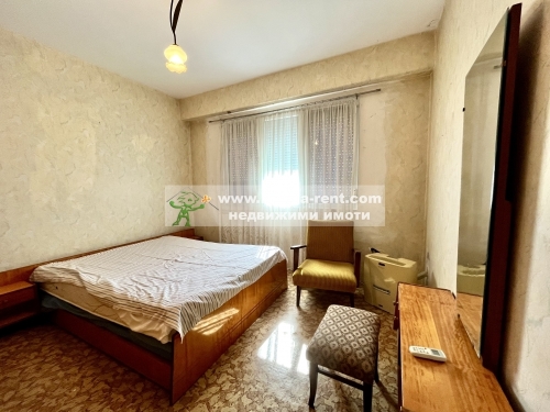 Large three-room furnished apartment for rent, located in the very center of the city of Haskovo.