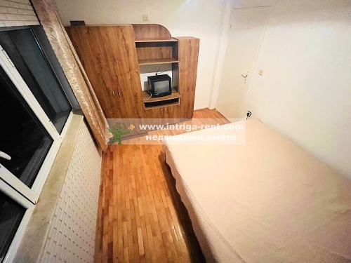 One-room monolithic apartment for rent, located in the Lyuben Karavelov neighborhood of Haskovo.