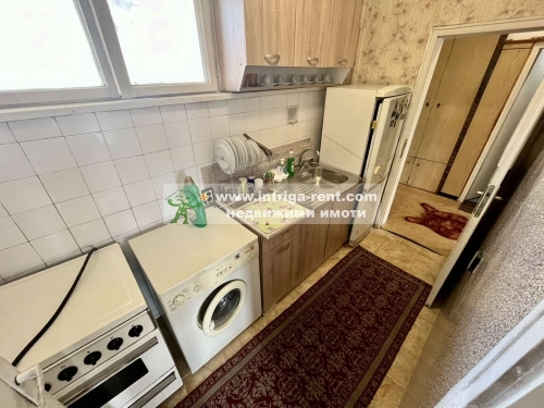Three-room furnished apartment for rent, located in the Druzhba neighborhood of Haskovo.