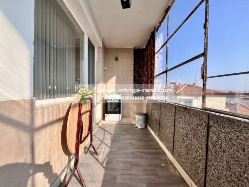 Family comfort and warmth! Large, furnished three-room monolithic apartment for rent, located in the Ovcharski neighborhood of Haskovo.