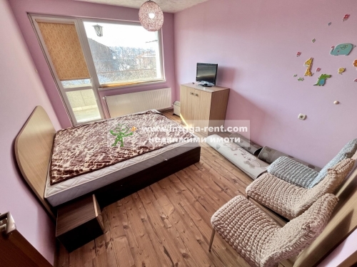 Family comfort and warmth! Large, furnished three-room monolithic apartment for rent, located in the Ovcharski neighborhood of Haskovo.