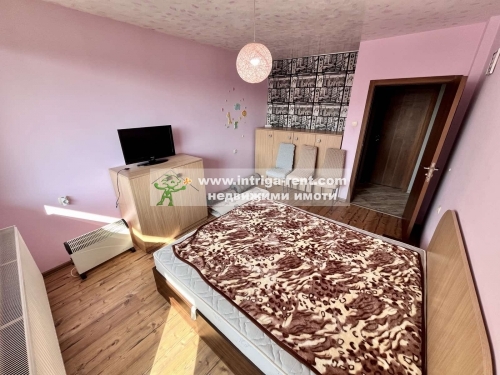 Family comfort and warmth! Large, furnished three-room monolithic apartment for rent, located in the Ovcharski neighborhood of Haskovo.