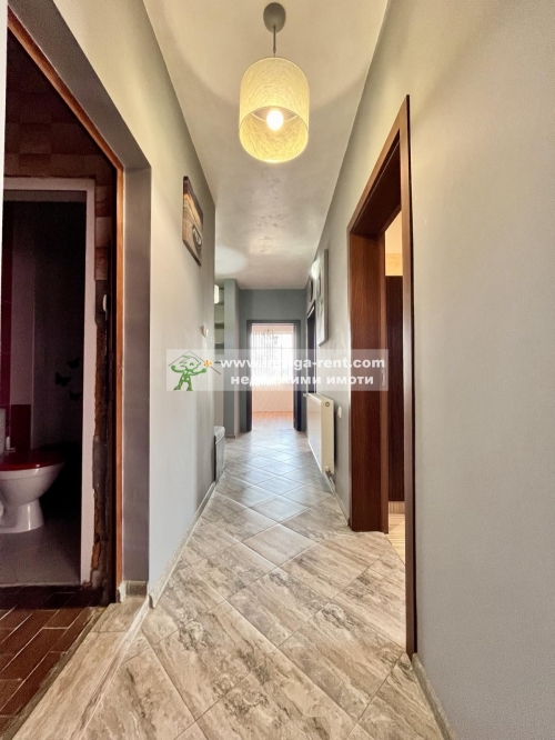 Family comfort and warmth! Large, furnished three-room monolithic apartment for rent, located in the Ovcharski neighborhood of Haskovo.