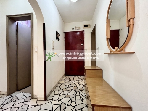 Residence with energy efficiency and amenities! Large, monolithic, furnished, two-room apartment for rent, located in the prestigious Lyuben Karavelov neighborhood of the city of Haskovo.