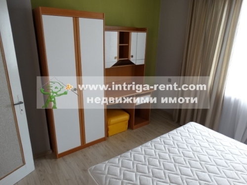 Three-room monolithic apartment for rent, located in the Uchilishni neighborhood of the city of Haskovo.