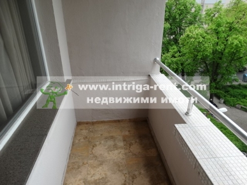 Three-room monolithic apartment for rent, located in the Uchilishni neighborhood of the city of Haskovo.